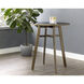Bronx Black / Antique Brass Bar Table
